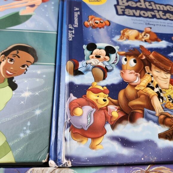 Disney Bedtime 3 Storybook Lot ‐ Frozen Princess Pixar Favorites Kids - Picture 5 of 8